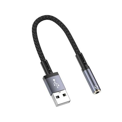Portable External Stereo Sound Card USB To Audios Cable USB To 3.5mm Audios Adapter USB To 3.5mm Converters