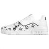 Trainer Cow Leather Low Top Skateboard Shoes Men's White 1AHTOJ