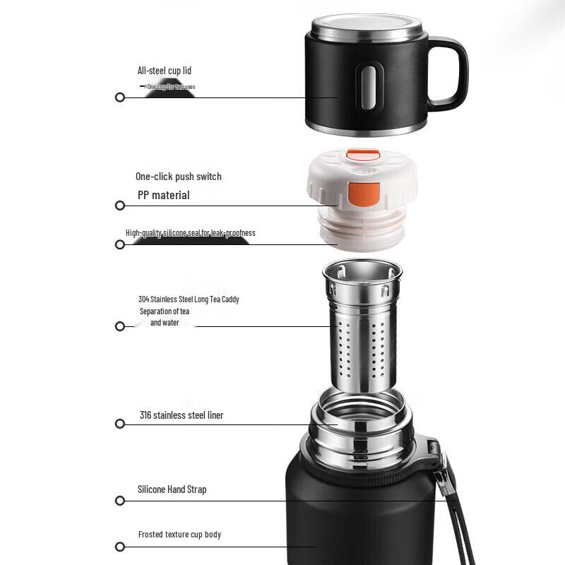 Chef Miss 316 Stainless Steel Outdoor Insulated Bottle