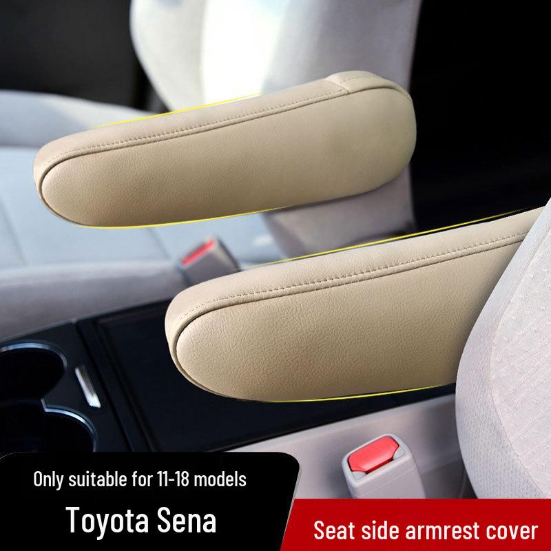 Накладка на боковой подлокотник переднего ряда для Toyota Sienna 11-18 - Модификация кожаного салона 11-18 Toyota Sienna CF