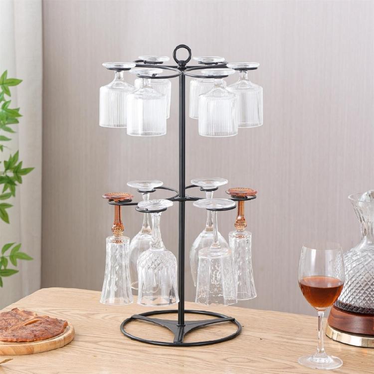 Multiple Functional 2 Layer Glass Holders Perfect for Tail Accessories and Daily Use
