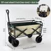 Electric Outdoor Camping Cart with 10-inch Tank Wheels