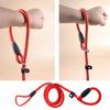 Convenient Solid Color Adjustable Even Force Universal Pet Training Leash for Hiking Dogs Leash