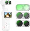 Zestaw filtrów ND NEEWER Tylko do kamery Gimbal Insta360 Luna Ultra, Zmienna gęstość neutralna (ND2-32) + CPL + 1/4 Black Diffusion