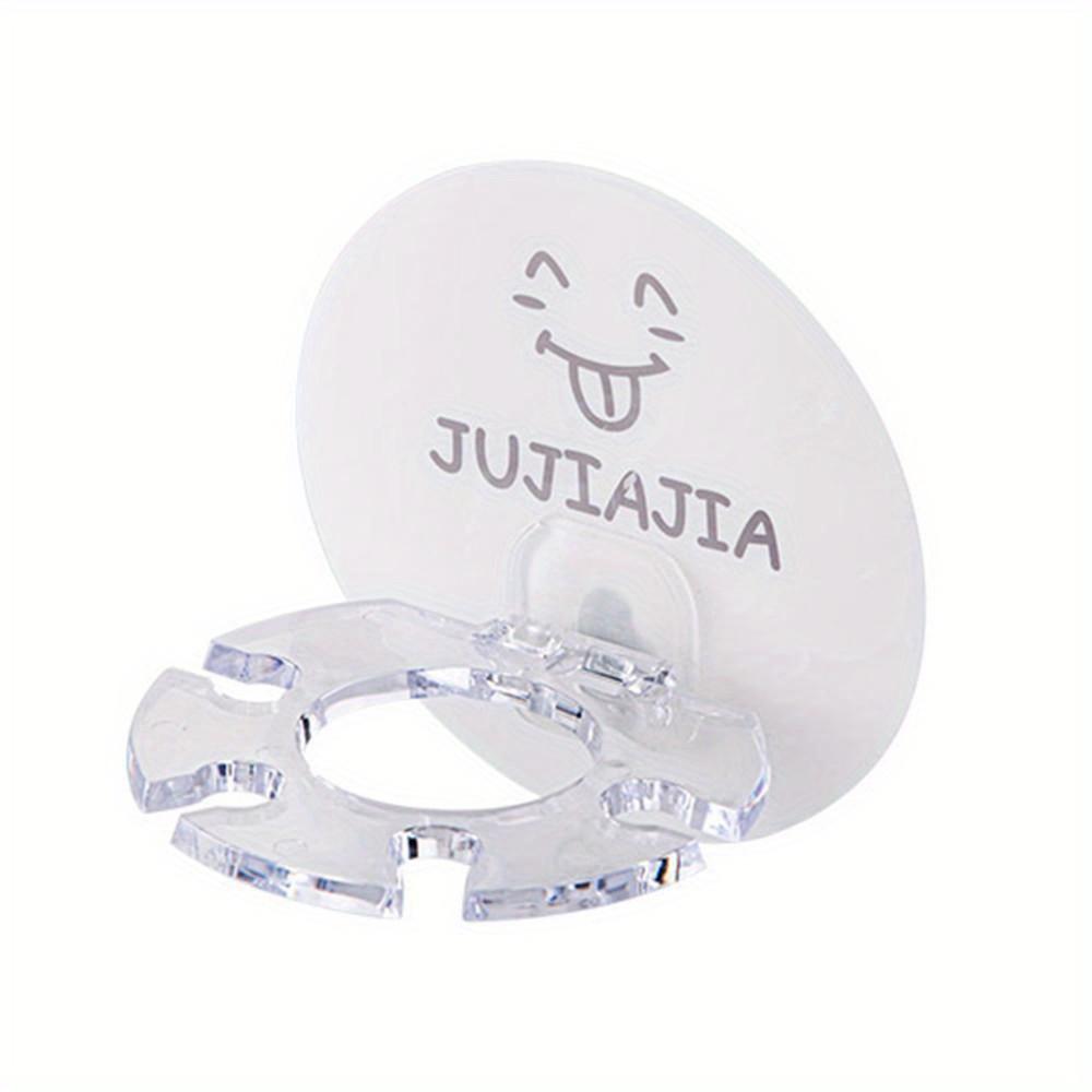 

3шт. Милый мультяшный впитывающий настенный крючок пластиковый держатель для зубных щеток 3Pcs белый