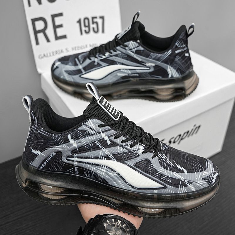 Sneakers męskie 2025 nowe letnie oddychające młodzieżowe buty siateczkowe męskie do biegania casualowe męskie wszechstronne buty taty