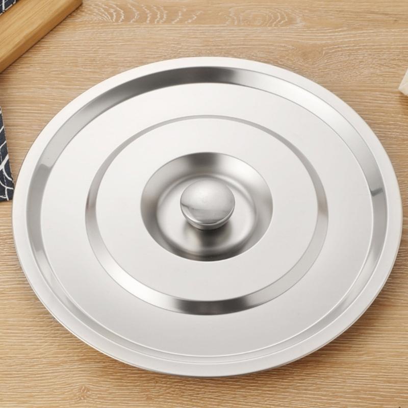 Stainless Steels Frying Pan Cover for Pots Woks Sustainable Kitchen Essential Restaurant Tool Cookware Cover