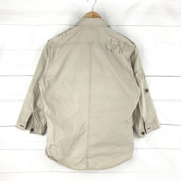 Rupert Edge 3/4 Ärmel Westernhemd Frühling Sommer Jacke Größe 2 S-M Grau Baumwolle 100%(GEBRAUCHT)