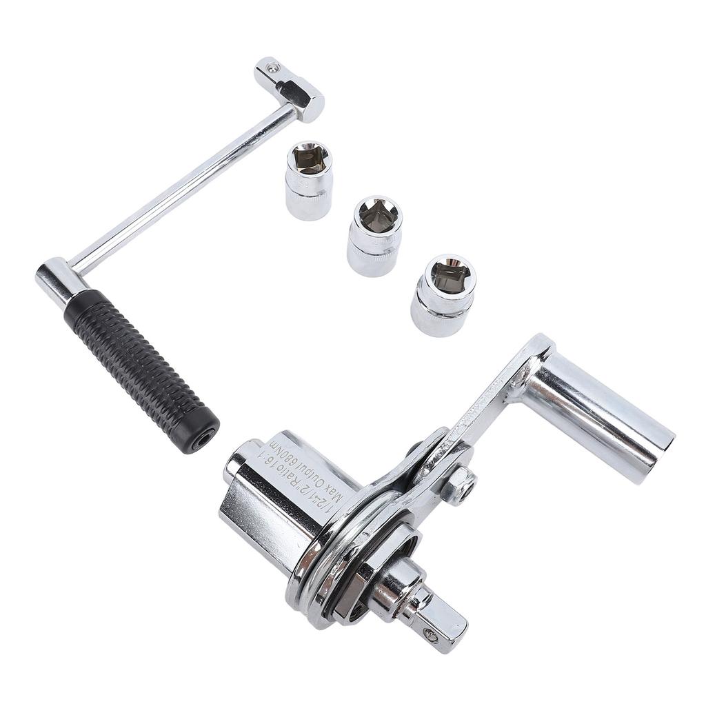 1 2in Torsionový násobič klíč šetřící práci 3200N.M 1:16 Odstraňovač matic kol pro vysoké zatížení se 17mm 19mm 21mm nástrčnými klíči