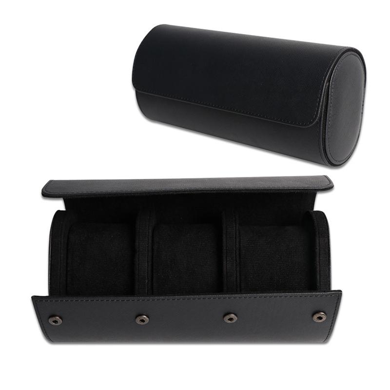 Watch Packaging Box Storage Car Sewing Pu Leather Watch Leather Box Fixed Eather Bag