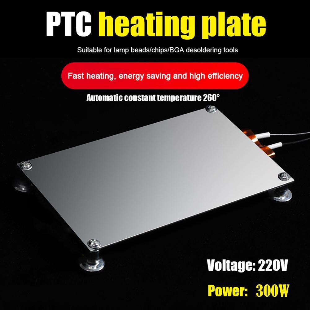 PD 65W Mini Hot Plate OLED Display Preheating Rework Station Type-C Preheating Heating Plate for PCB Board Soldering Desoldering