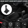 6 Speed Gear Shifter Knob with Cover for Opel Corsa 2007-2014 Faux Leather
