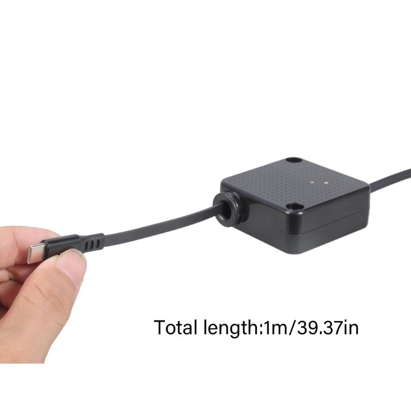 110cm PD100W 480mbps USB C Male to Male Fast Charging Data Cable Stretchable Type-C Cable Charging and Data Sync Cord