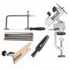 5-Piece Wax Carving & Cutting Tool Set with Vise, Saw, Blade, Mold Fixing, and Wooden Table Clamp