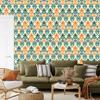 Baroque Damask Wallpaper Cream and Green for Living Room and Bedroom 50x1000