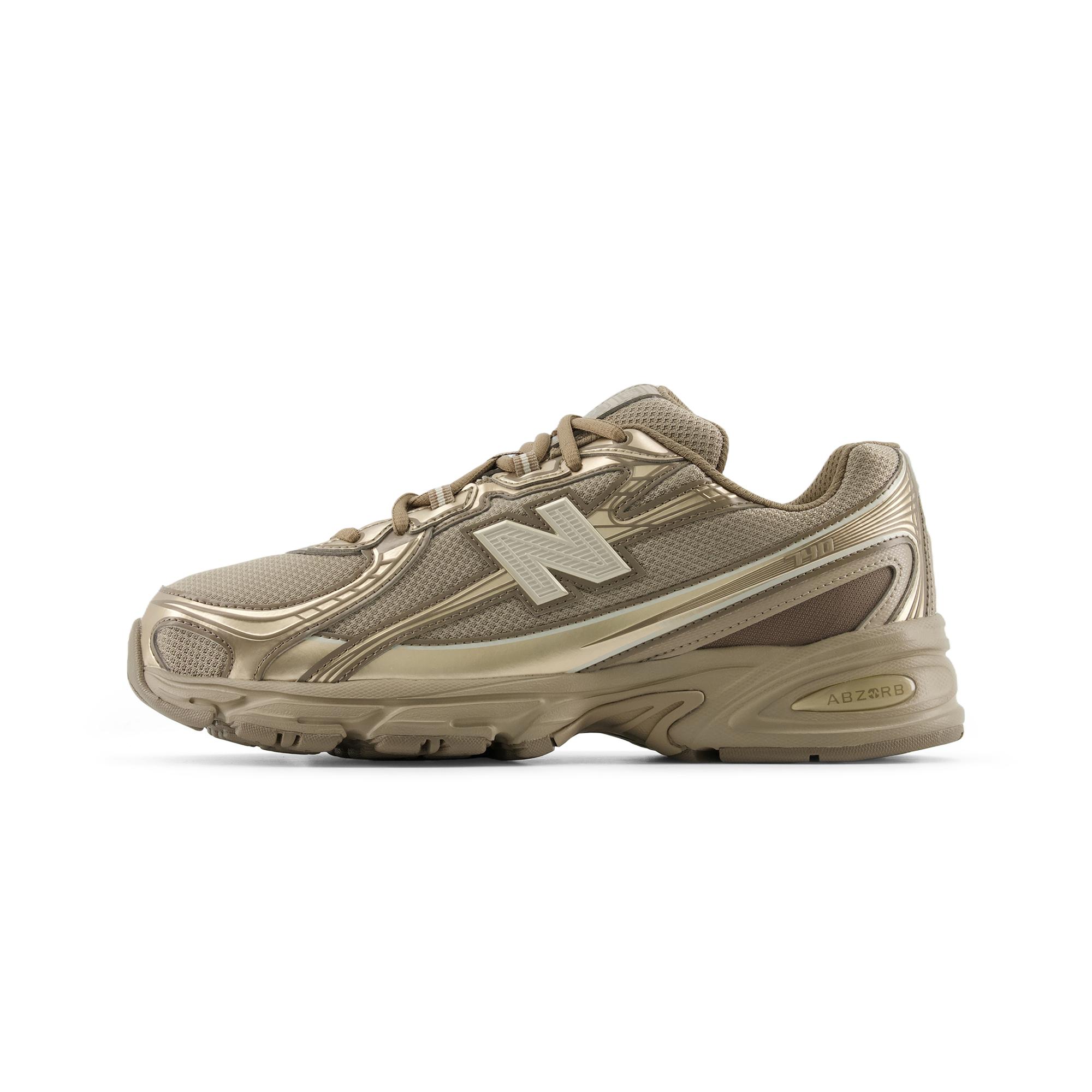 New Balance NB 740 Chunky Sneakers Unisex Mid Top Champagne 36 gray