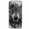 For Huawei P60 Pro Case Animals Protector Soft Silicone Phone Back Cover Cases for Huawei P60 Pro Coque Shockproof Wolf New Capa