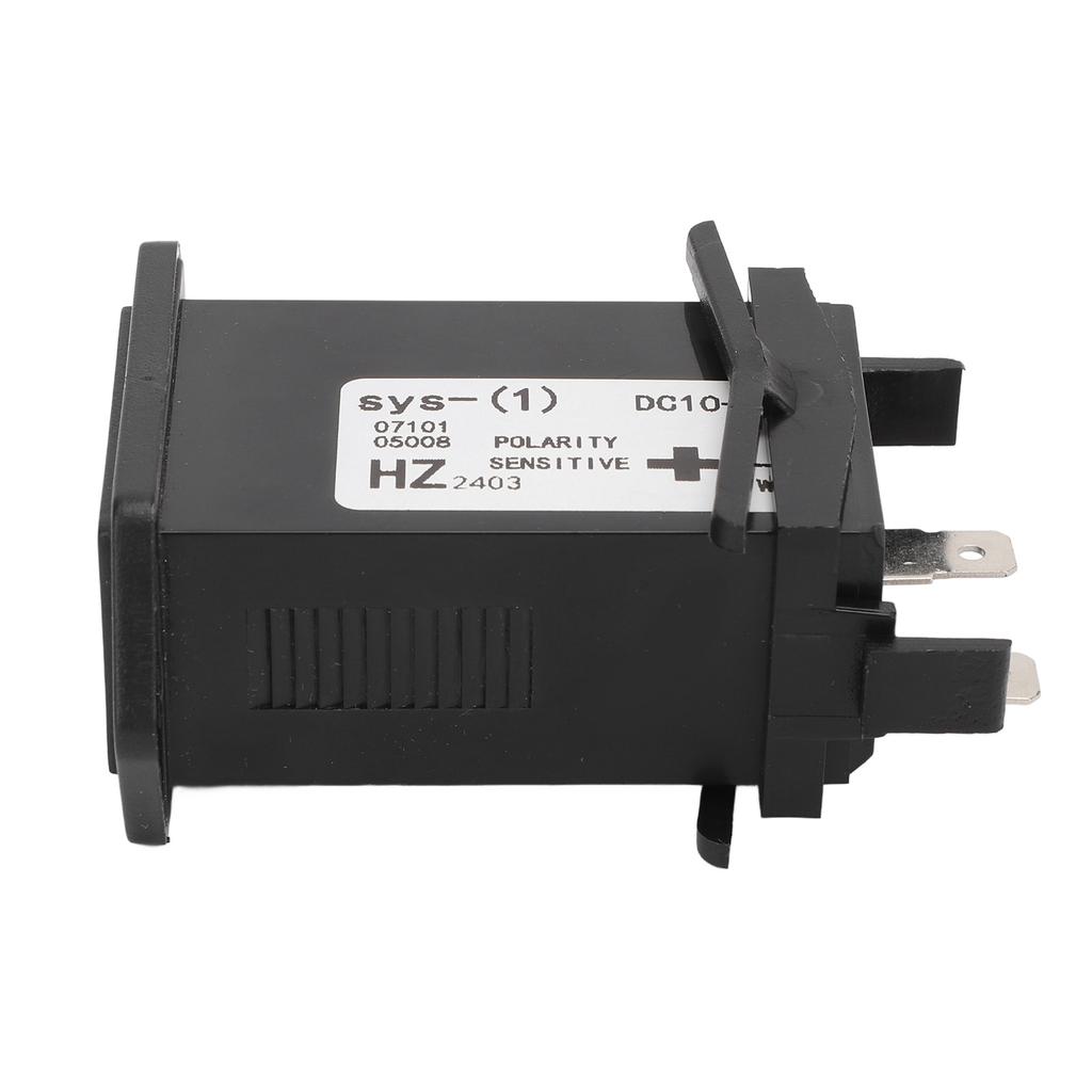 Mechanischer Betriebsstundenzähler DC10 bis 80V Wasserdicht für Motor Generator Boot Motorcross Motor LKW Traktor