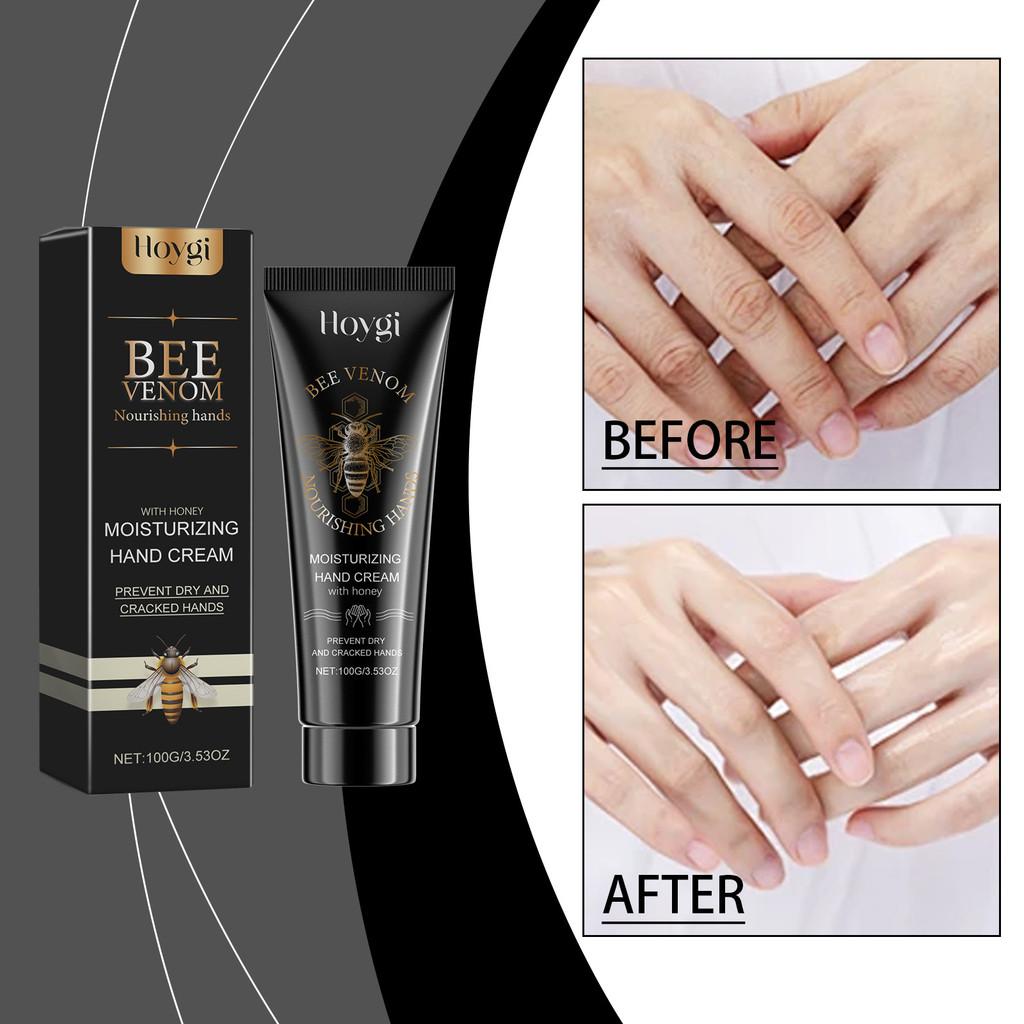 Hoygi Bee Venom Repair Hand Cream Moisturizing Hydrating Non-greasy Portable Cream