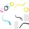 Chain Sexy Beads Orgasm Vagina Plug Play Pull Ring Ball Jelly Anal Tool Unisex