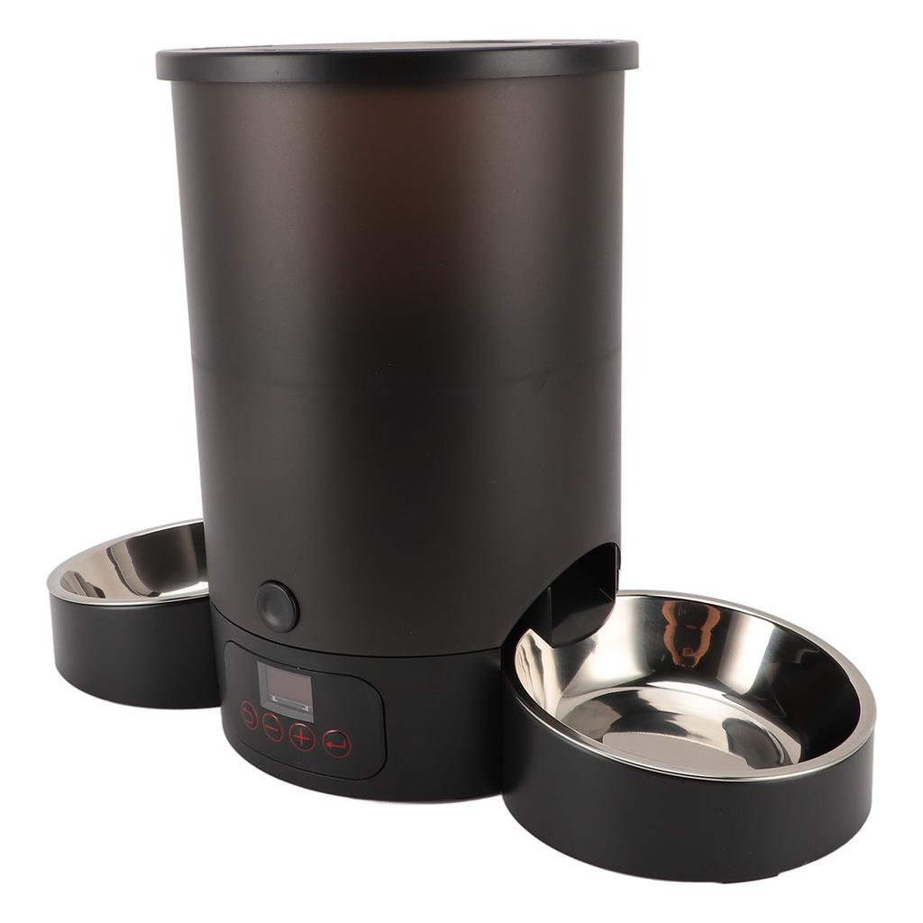 Automatic Cat Feeder 3L Large Capacity Easy To Clean Smart Timed Dog Feeders with Stainless Steel Bowl For Pets Dogs Cats