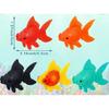 3 Pcs Orange Fake Floating Fishes Plastic Fake Goldfish Artificial Aquarium Fishes Colorful Realistic Artificial Moving Fish Ornament Decorations,