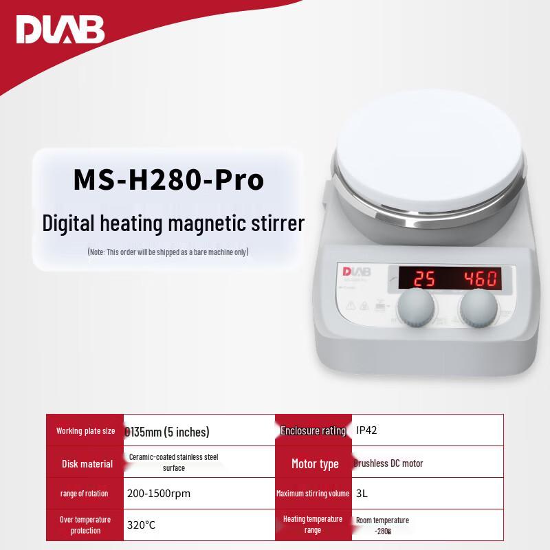 DLAB Laboratory Heating Magnetic Stirrer with Digital Display