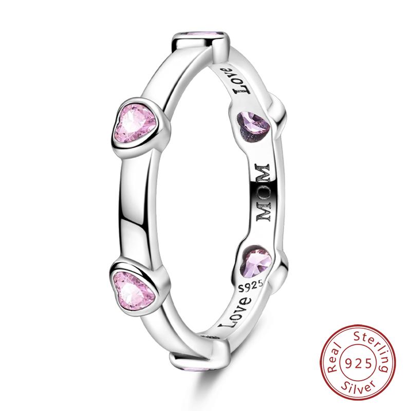 Popular Glow In The Dark Rings For Women 925 Silver Star Moon Sun Rings Sparkling Cubic Zircon Exquisite Jewelry Gifts