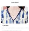 Women's V-Neck Satin Silk Dress - Medium Length, Summer 2025 Collection, Short Sleeves