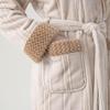 In-Stock Extra Long Hooded Jacquard Velvet Women's Bathrobe and Pajamas for Autumn/Winter