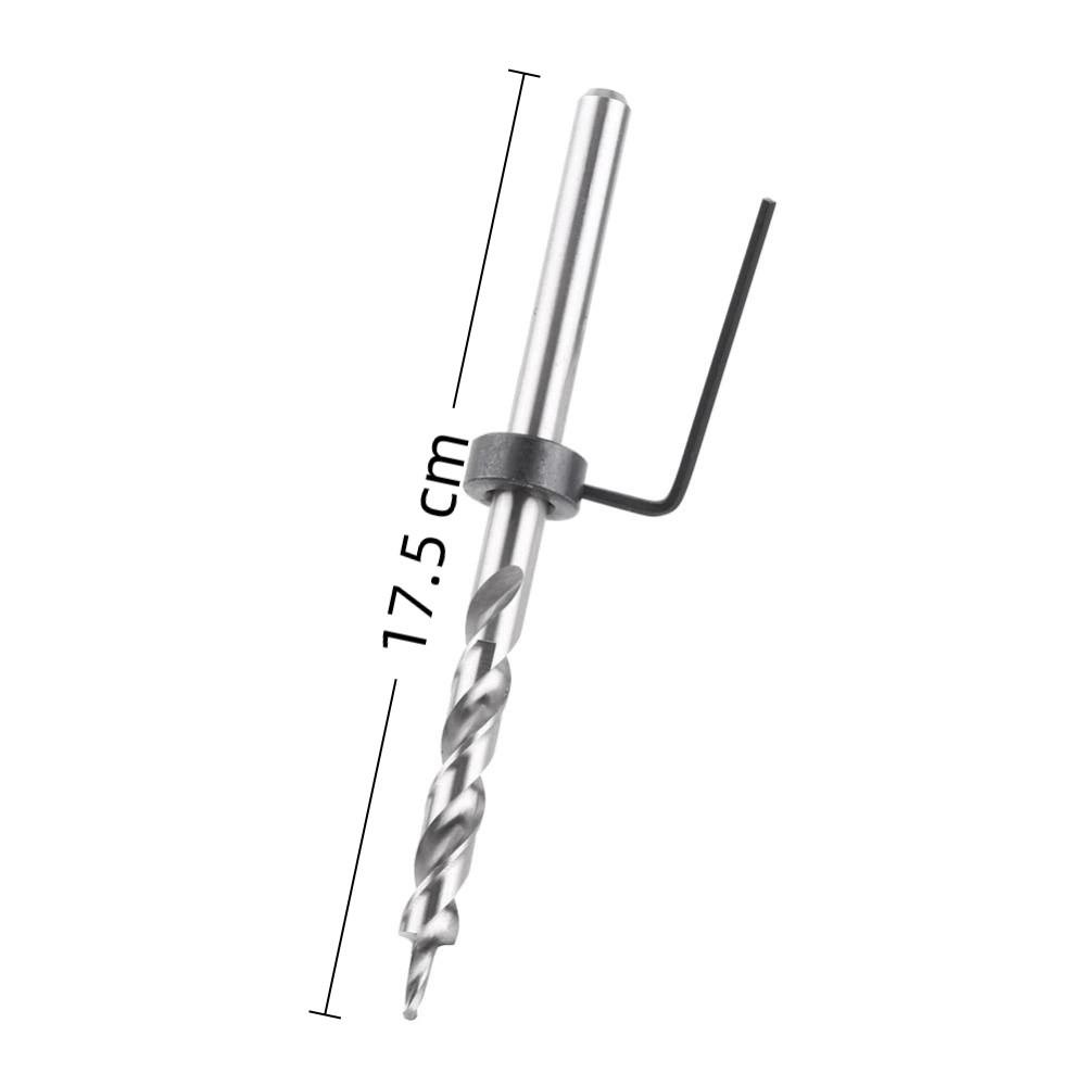 2 Pcs 6.5 inch Length Pocket Hole Drill Bit Replacement Drill Bit  Manual Pocket Hole Jig System