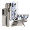 Samsung Z Fold 6 Penhouder Scharnierende Mobiele Telefoonhoes Fold6 Kaartzakje Raambeschermer Houder