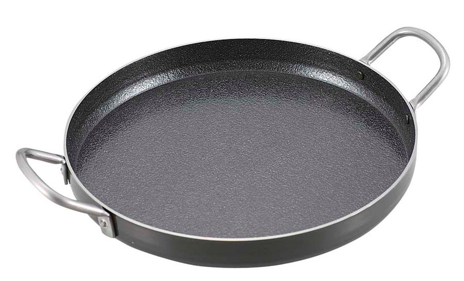 Captain Stag Extra Толстая Круглая Железная Тарелка Fiberline для 26см BBQ, (M-6692)