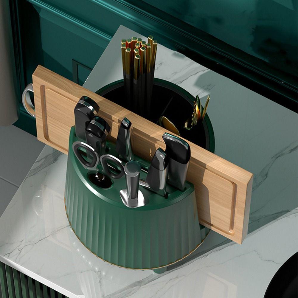 Drainage Spoon Chopsticks Fork Storage Holder Plastic Cutlery Storage Holder Kitchen