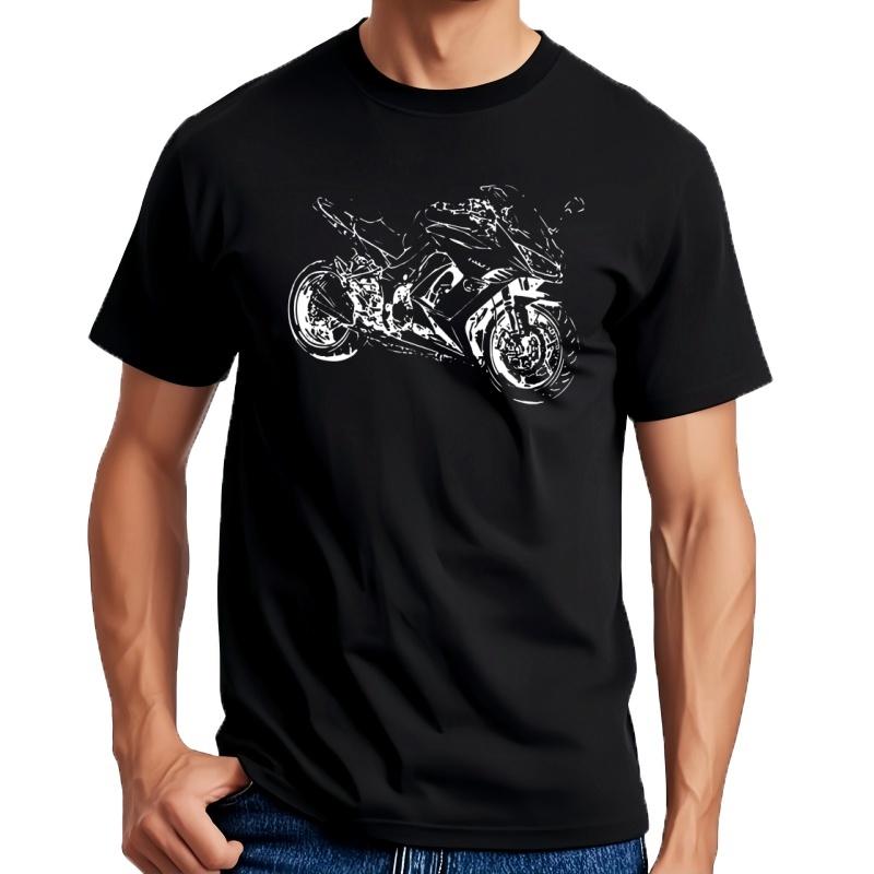 Men's Hip Hop T-Shirt Designer Clothes Slim Fit For Motorcycle Street Z 1000sx Z1000sx Summer Novelty