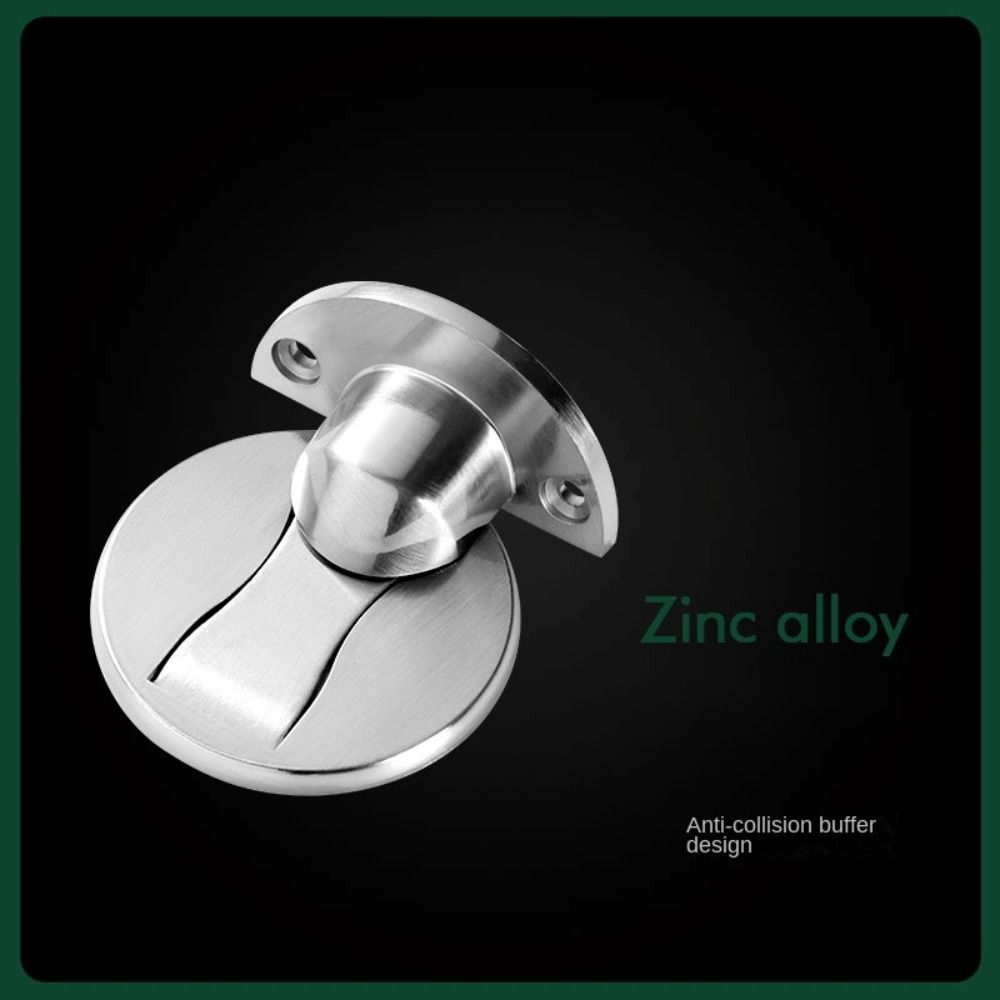 

Strong Magnetic Adjustable Door Stopper Zinc Zinc Zinc Alloy Door Suction Anti-collision Door Block Floor