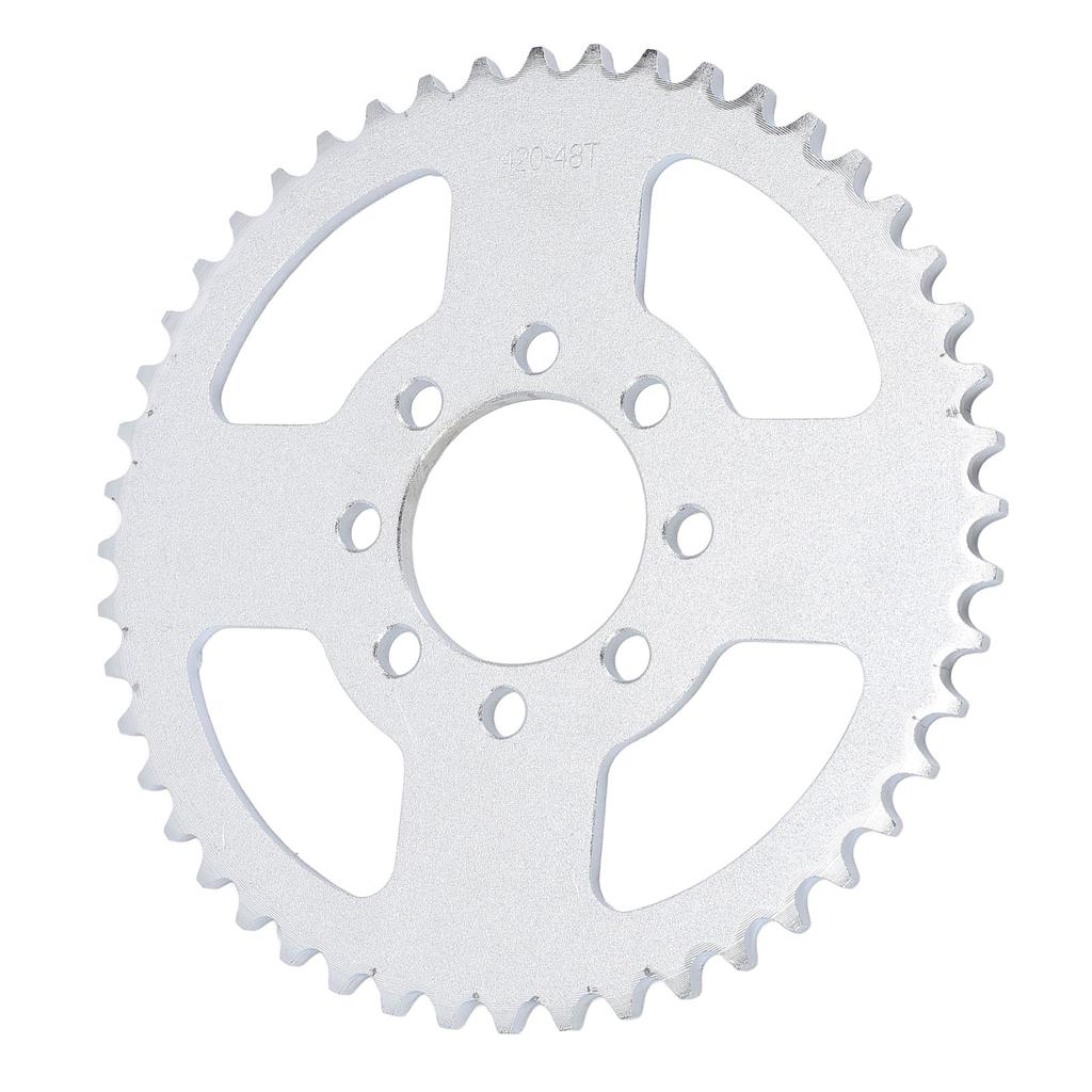 48T 8 Hole Sprocket 40 41 420 Chain High Hardness Steel Alloy Rear Chain Sprocket Replacement for Predator 212cc 196cc
