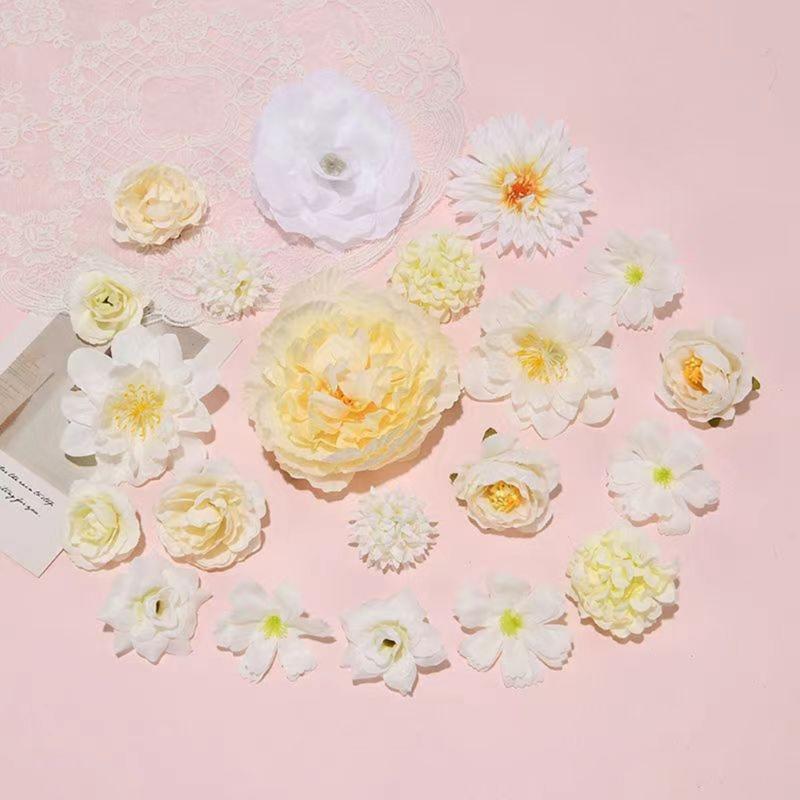 42Pcs Artificial Flower Buds Small Flower Buds For Wedding Flower Arrangements Sewing Craft Clothing Cake Top Decoration