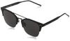 Bottega Veneta Saulesbrilles BV0146SA Asian Fit Japāna 150 Melnas-Melnas-Pelēkas 54, 23, (Bezmaksas izmērs) [Lietots]