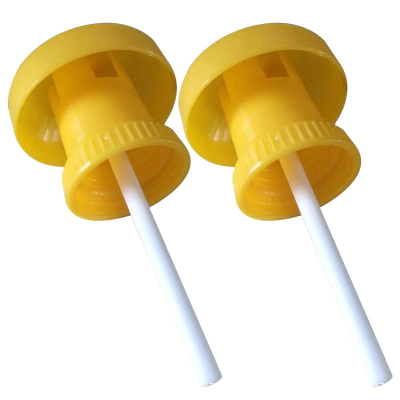 1/2PCS Fruit Killer Plastic Yellow Drosophila Trap Fly Catcher Pest Insect Control For Home Farm 6*6*2Cm