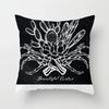 Set of Luxury Home Decor Cactus Desert Plant Pattern Fashion Pillow Office Seat Cushion Cover