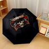 Guns N’ Roses Print 8?Ribs Automatic Umbrella Wind Resistant Lightweight Folding Umbrella For Outdoor Travel