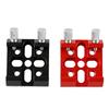 Redness And Black Anodized Crosses Dovetails Saddles For Telescopes With Quick Release Rail System