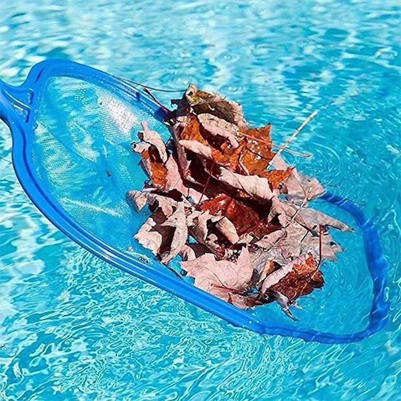 Swimming Pool Skimmer Net Rubbish Cleaning Rake Mesh Leaf Nets Deep Bag Pond Bathtub Fallen Leaves Cleaning Net Pool Accessories