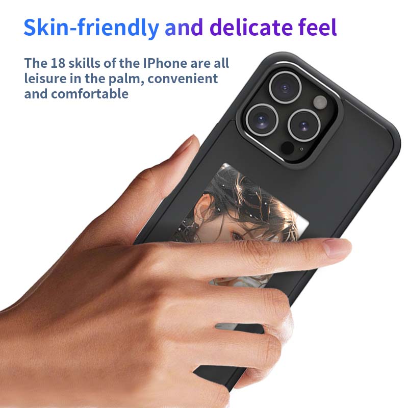 YTF new 4-color smart ink screen DIY infinite screen projection function mobile phone case suitable for iPhone 16Promax