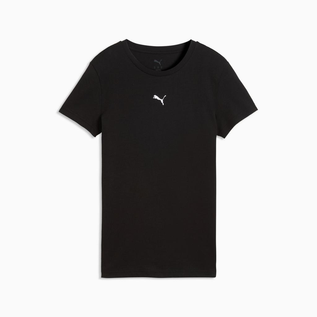 Puma Ess Centerde Cat Logo Women' T-shirt Black 69291601 R