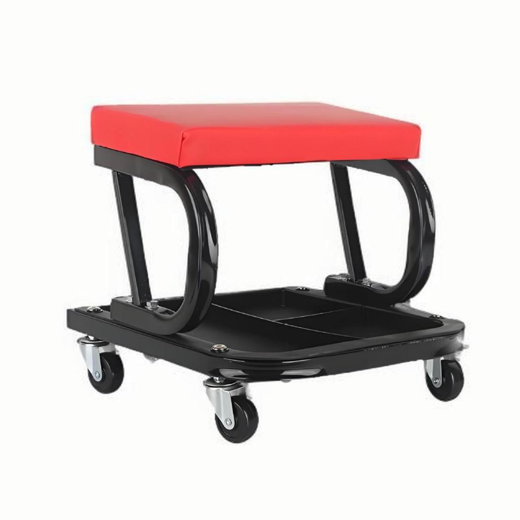 Sgabello Multifunzionale per Riparazioni Mobili su Ruote e Strumento Skateboard