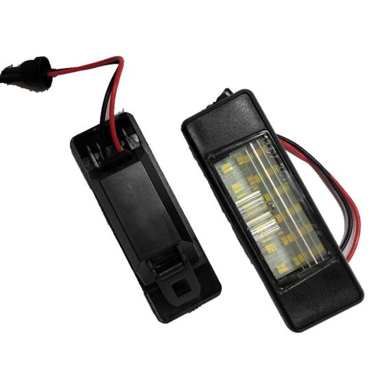 2Pcs Car Number 18Led License Plate Lights For Nissan Qashqai X-Trail Pathfinder