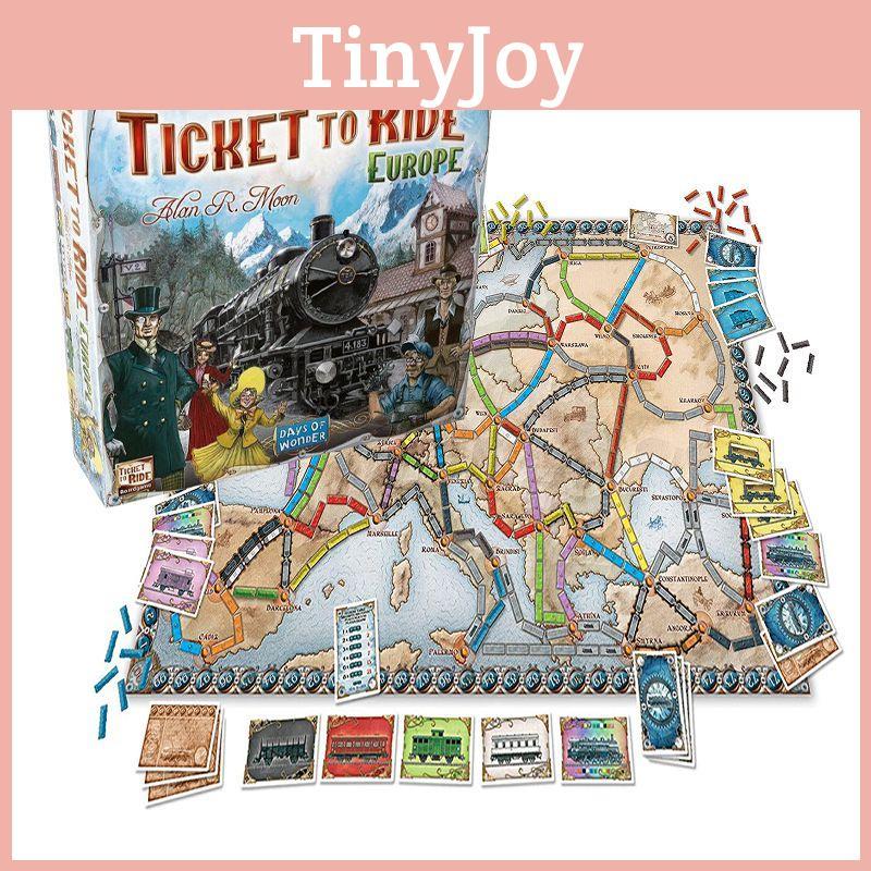 Esplora l'Europa con l'avvincente gioco da tavolo Ticket to Ride Europe di Days of Wonder