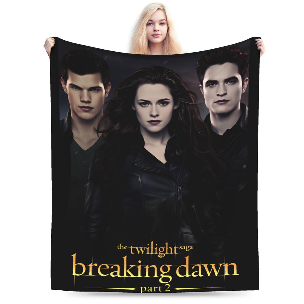 Decor Edward Plush Blanket Boy Girl The Twilight Saga Flannel Throw Blanket For Couch Bed Warm Design Quality Bedspread Gift